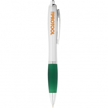 Logotrade promotional giveaway image of: Nash ballpoint pen, green