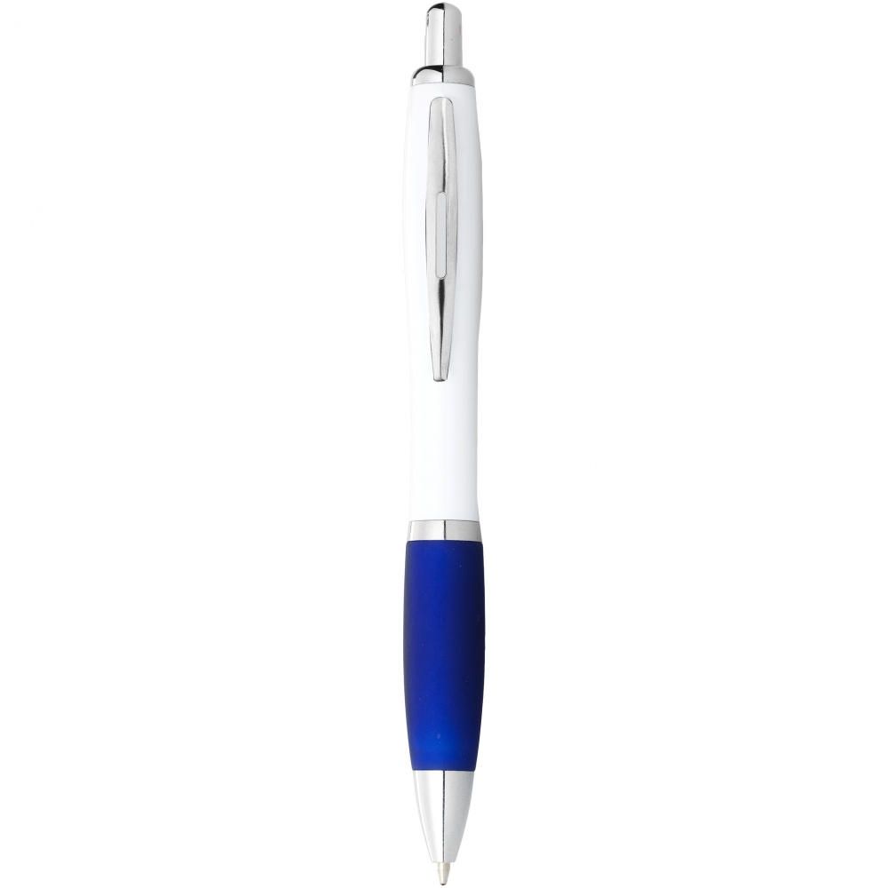 Logo trade promotional merchandise image of: Nash Ballpoint pen, blue