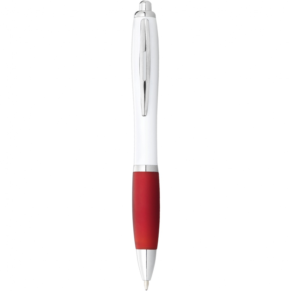 Logo trade promotional item photo of: Nash Ballpoint pen, red