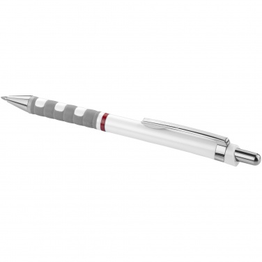 Logo trade promotional giveaway photo of: Tikky ballpoint pen, white