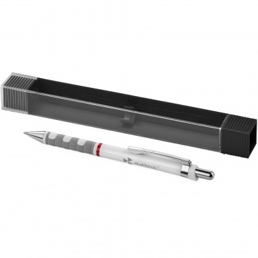 Logo trade advertising products image of: Tikky mechanical pencil, white