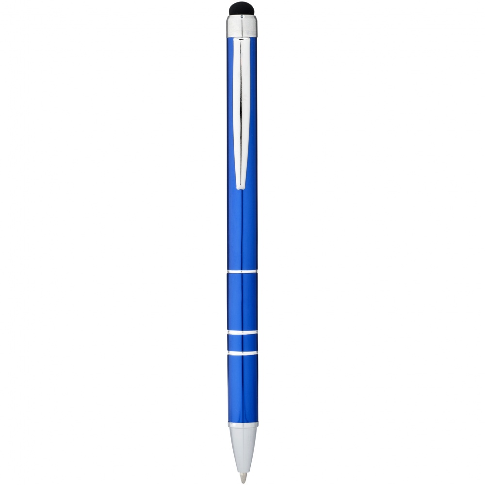 Logo trade promotional gift photo of: Charleston stylus ballpoint pen, blue