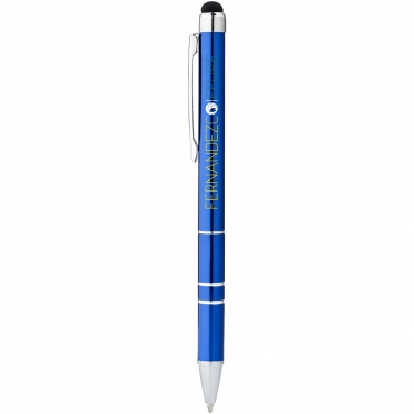 Logotrade promotional giveaways photo of: Charleston stylus ballpoint pen, blue