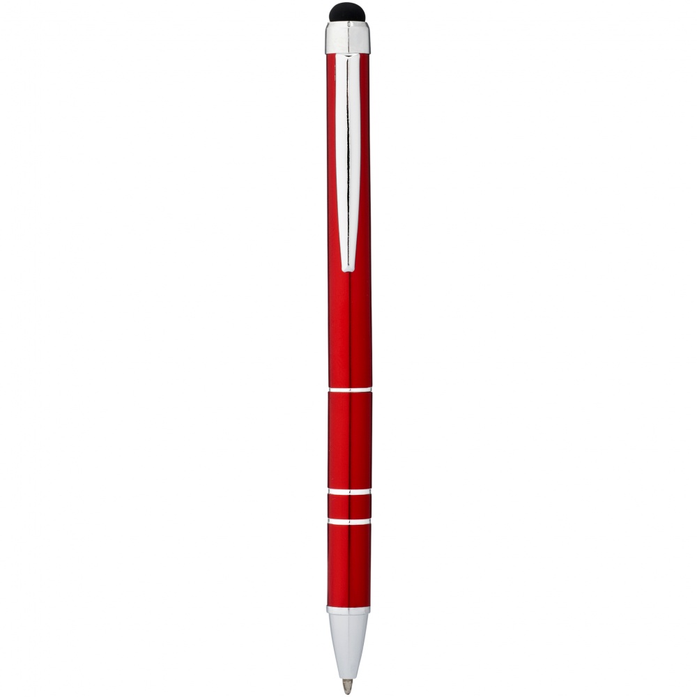 Logo trade promotional product photo of: Charleston stylus ballpoint pen, red