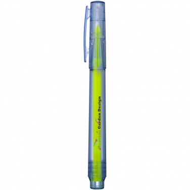 Logo trade promotional products picture of: Vancouver highlighter, neon yellow