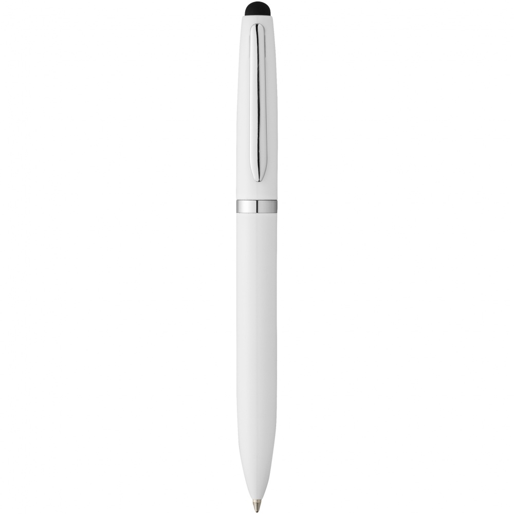 Logo trade advertising products picture of: Brayden stylus ballpoint pen, white