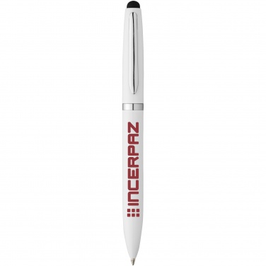 Logo trade advertising products picture of: Brayden stylus ballpoint pen, white