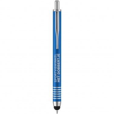 Logotrade promotional product image of: Zoe stylus ballpoint pen, blue