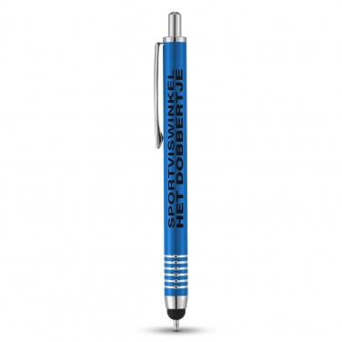 Logotrade promotional item picture of: Zoe stylus ballpoint pen, blue
