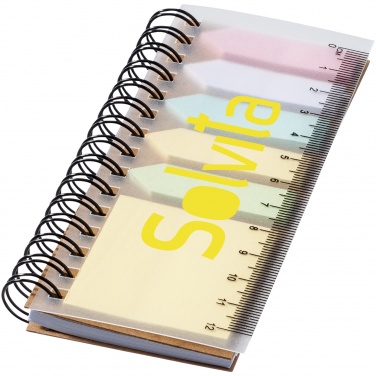 Logo trade promotional giveaway photo of: Spiral sticky note book