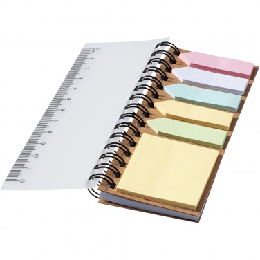 Logo trade corporate gifts image of: Spiral sticky note book