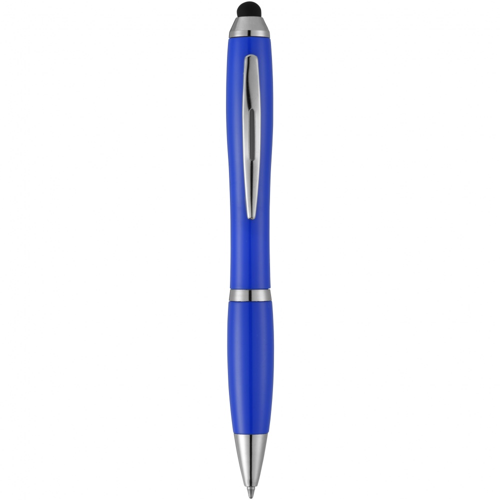 Logotrade advertising product image of: Nash stylus ballpoint pen, blue
