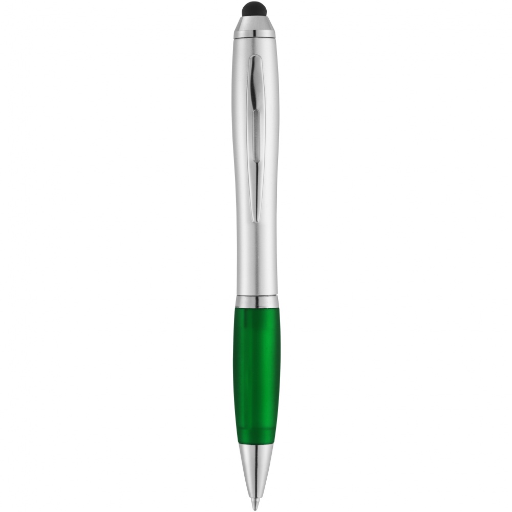Logotrade promotional items photo of: Nash stylus ballpoint pen, green