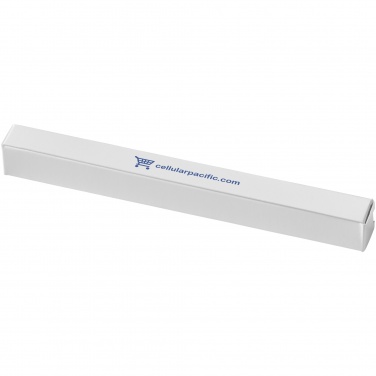 Logo trade promotional items image of: Farkle pen box, white