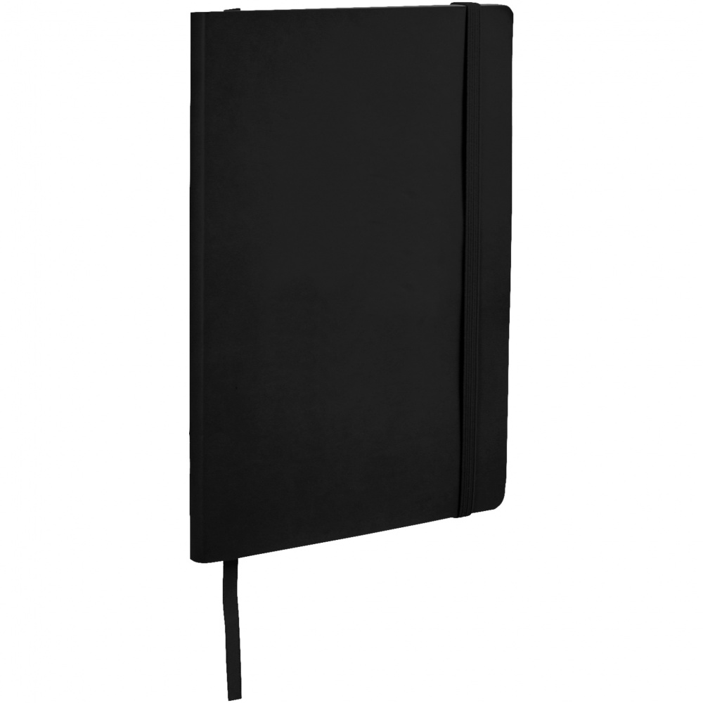 Logo trade business gifts image of: Classic Soft Cover Notebook, black