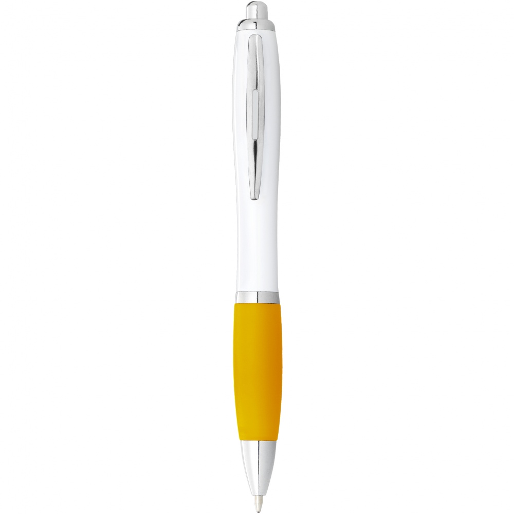 Logotrade promotional giveaway image of: Nash ballpoint pen, yellow