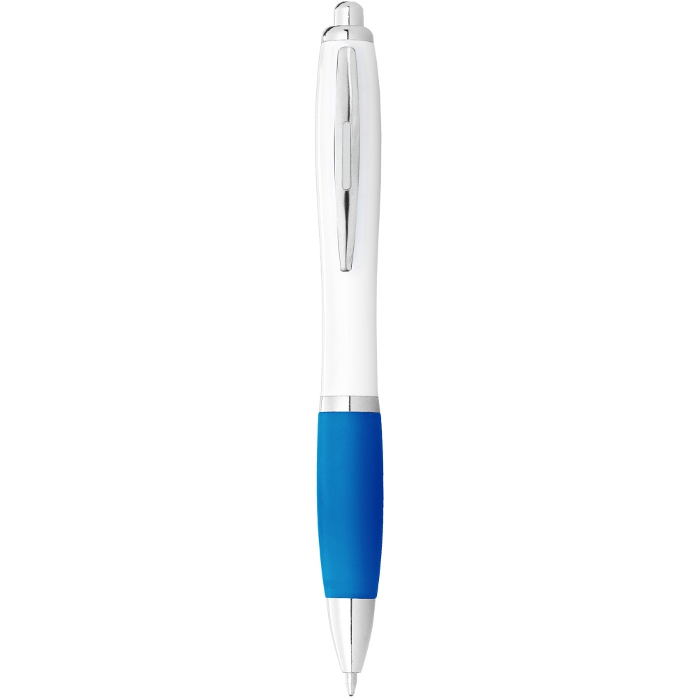 Logo trade advertising product photo of: Nash ballpoint pen, light blue
