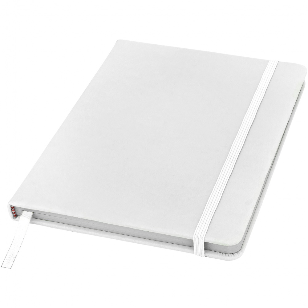 Logo trade promotional giveaway photo of: Spectrum A5 Notebook, white