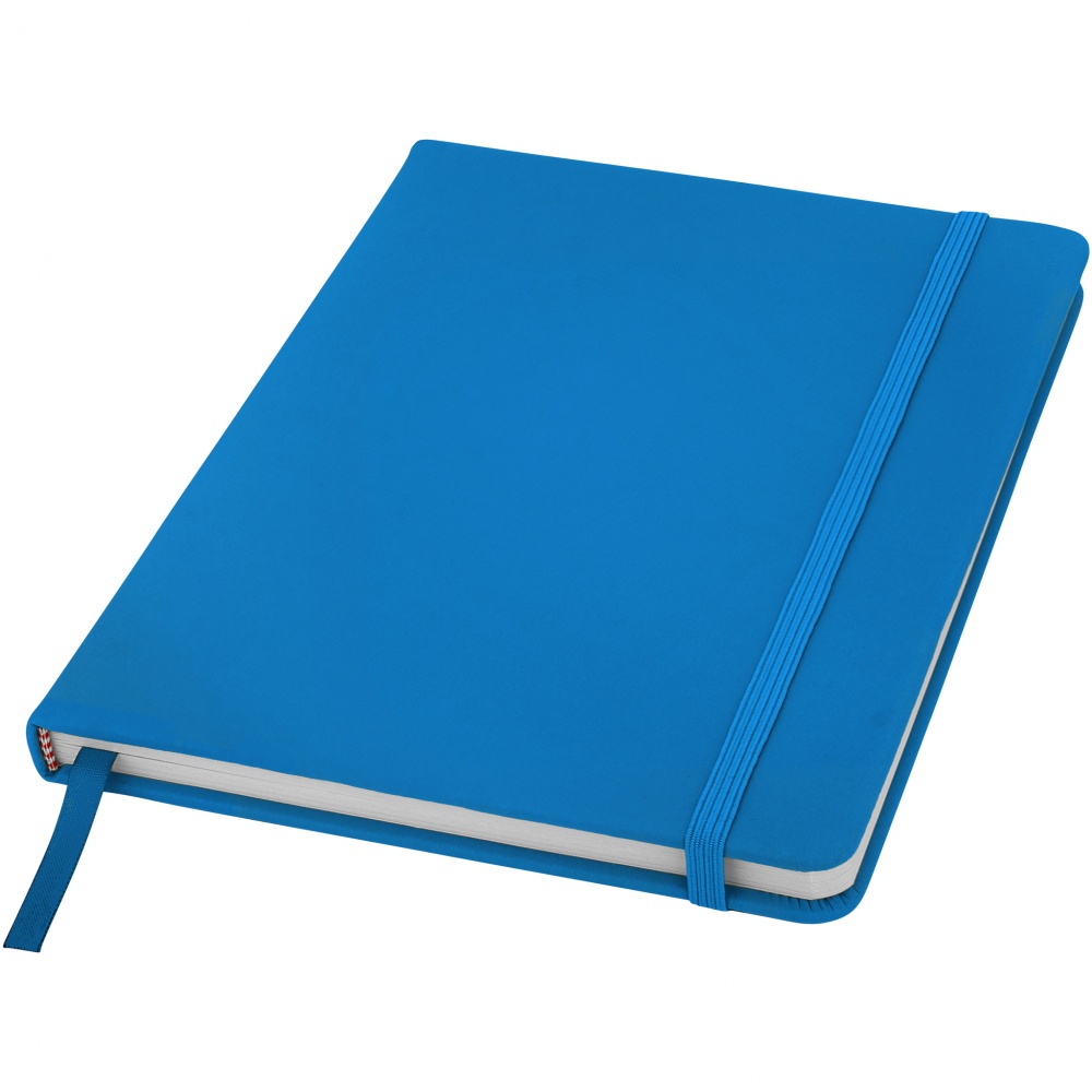 Logo trade promotional gifts picture of: Spectrum A5 Notebook, blue