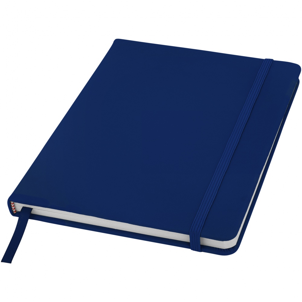 Logo trade promotional giveaways image of: Spectrum A5 Notebook, dark blue