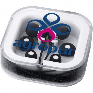 Logo trade promotional items picture of: Sargas earbuds, black