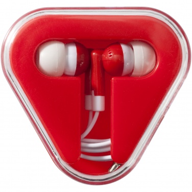 Logo trade advertising product photo of: Rebel earbuds, red