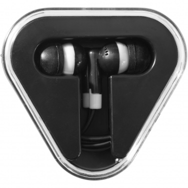 Logo trade advertising products picture of: Rebel earbuds, black