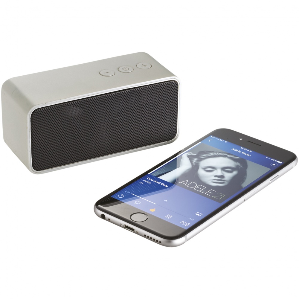 Logo trade promotional giveaways picture of: Stark Bluetooth® Speaker, silver