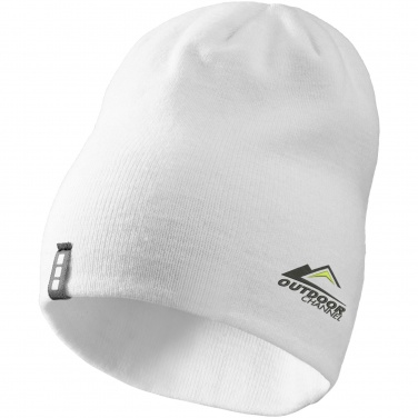 Logo trade corporate gifts picture of: Level Beanie, white