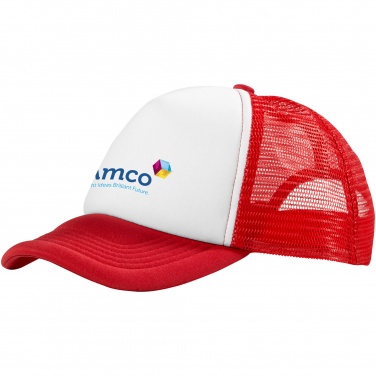 Logo trade business gift photo of: Trucker 5-panel cap, red