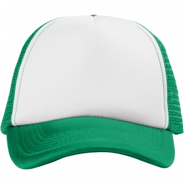 Logo trade advertising product photo of: Trucker 5-panel cap, green
