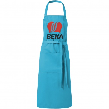 Logo trade business gift photo of: Viera apron, turquoise