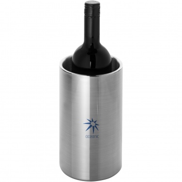 Logo trade corporate gifts image of: Cielo wine cooler, grey