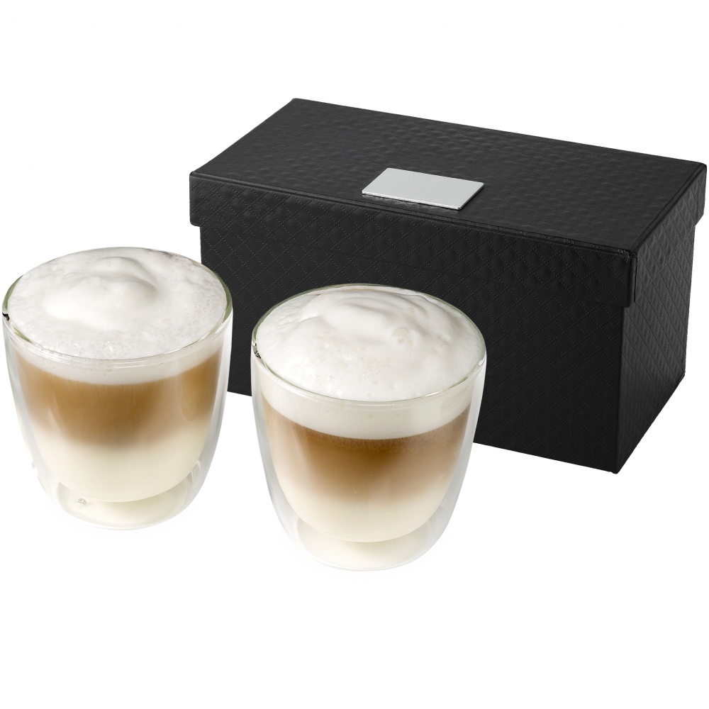 Logo trade promotional merchandise photo of: Boda 2-piece coffee set, clear