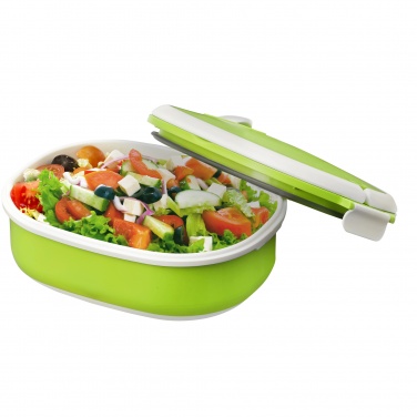 Logo trade promotional items image of: Spiga lunch box, light green