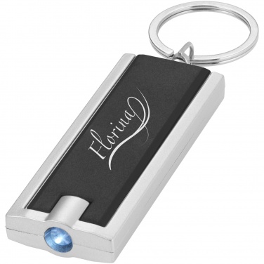 Logotrade advertising product image of: Castor LED keychain light, black