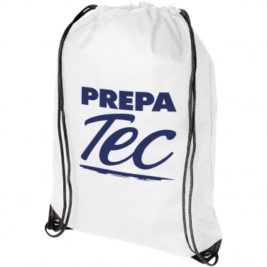 Logotrade corporate gift picture of: Evergreen non woven premium rucksack eco, white