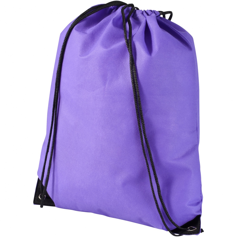Logotrade promotional giveaway picture of: Evergreen non woven premium rucksack eco, purple