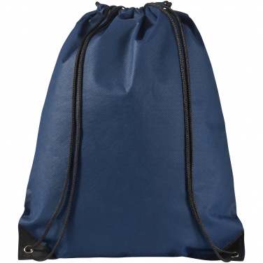 Logo trade promotional merchandise picture of: Evergreen non woven premium rucksack eco, dark blue