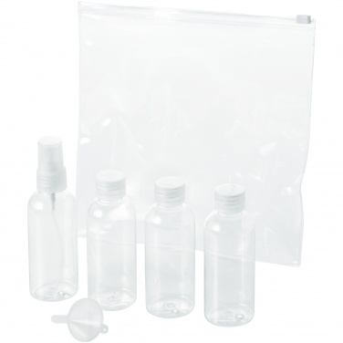 Logo trade corporate gift photo of: Tokyo airline approved travel bottle set, white