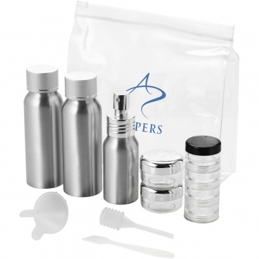 Logo trade advertising products picture of: Frankfurt airline approved alu travel bottle set