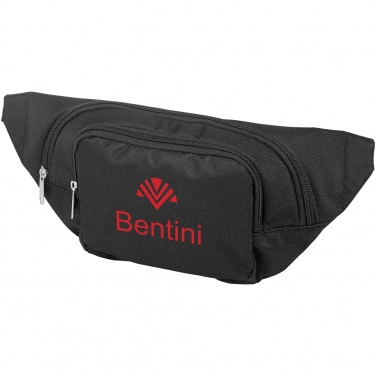 Logo trade corporate gifts image of: Santander waist pouch, black