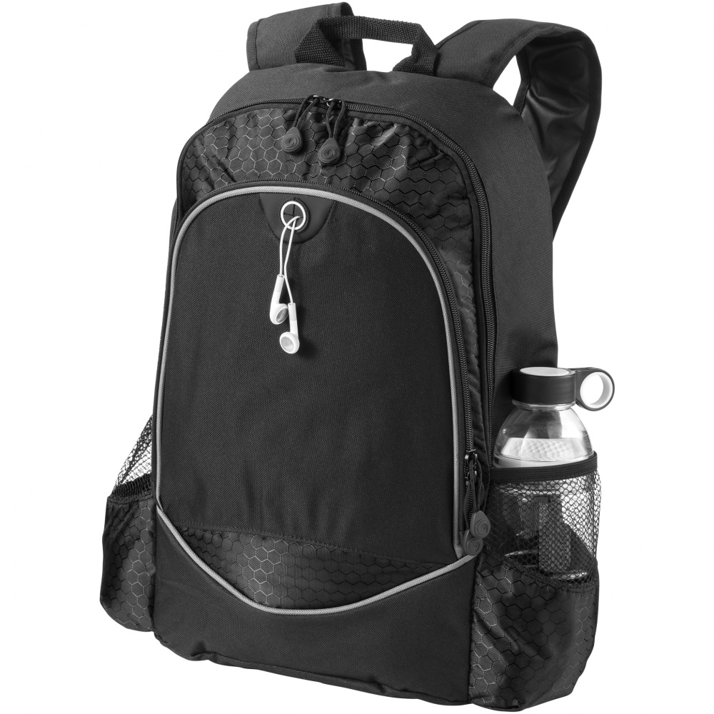 Logotrade business gifts photo of: Benton 15" laptop backpack, black