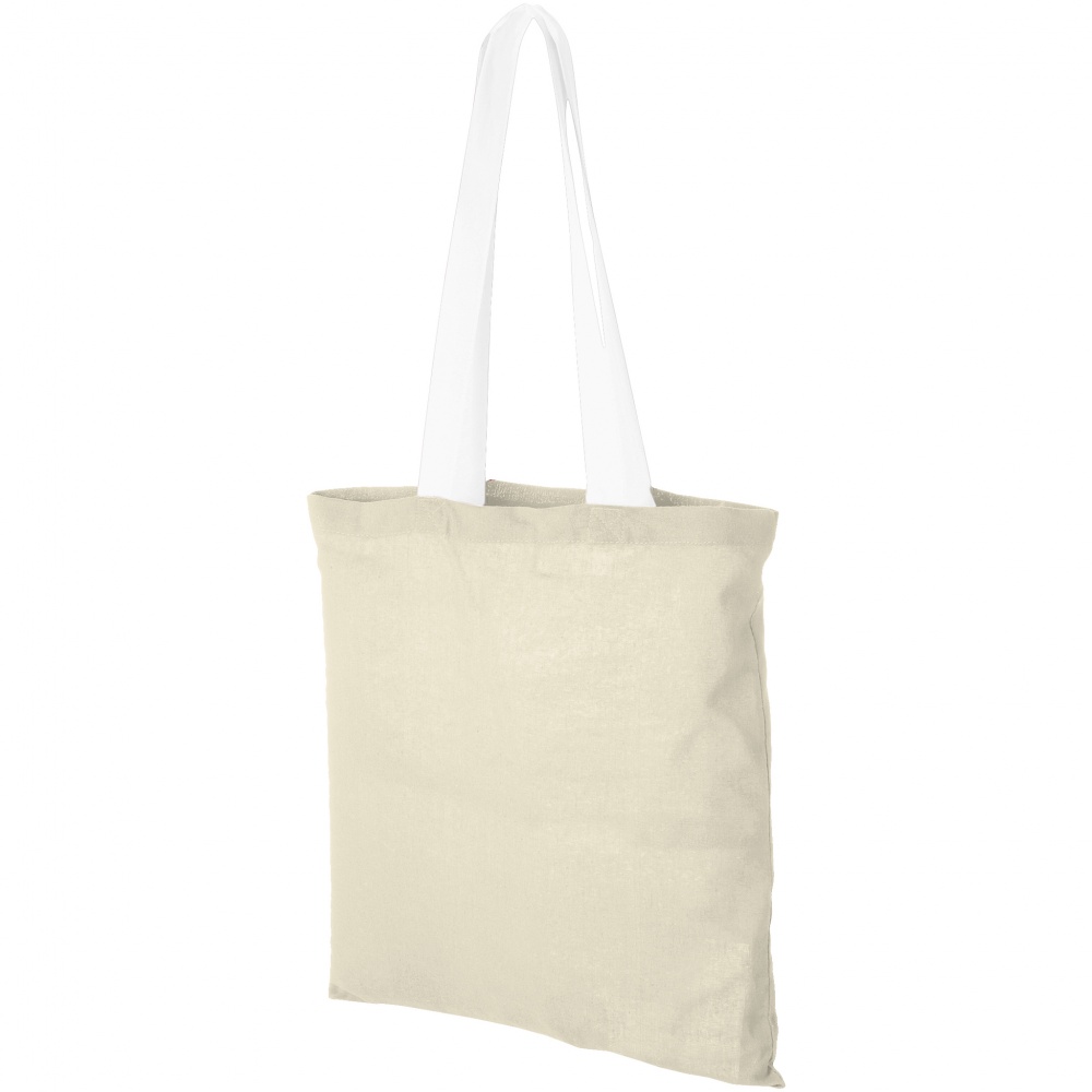 Logo trade promotional giveaways picture of: Nevada Cotton Tote, white