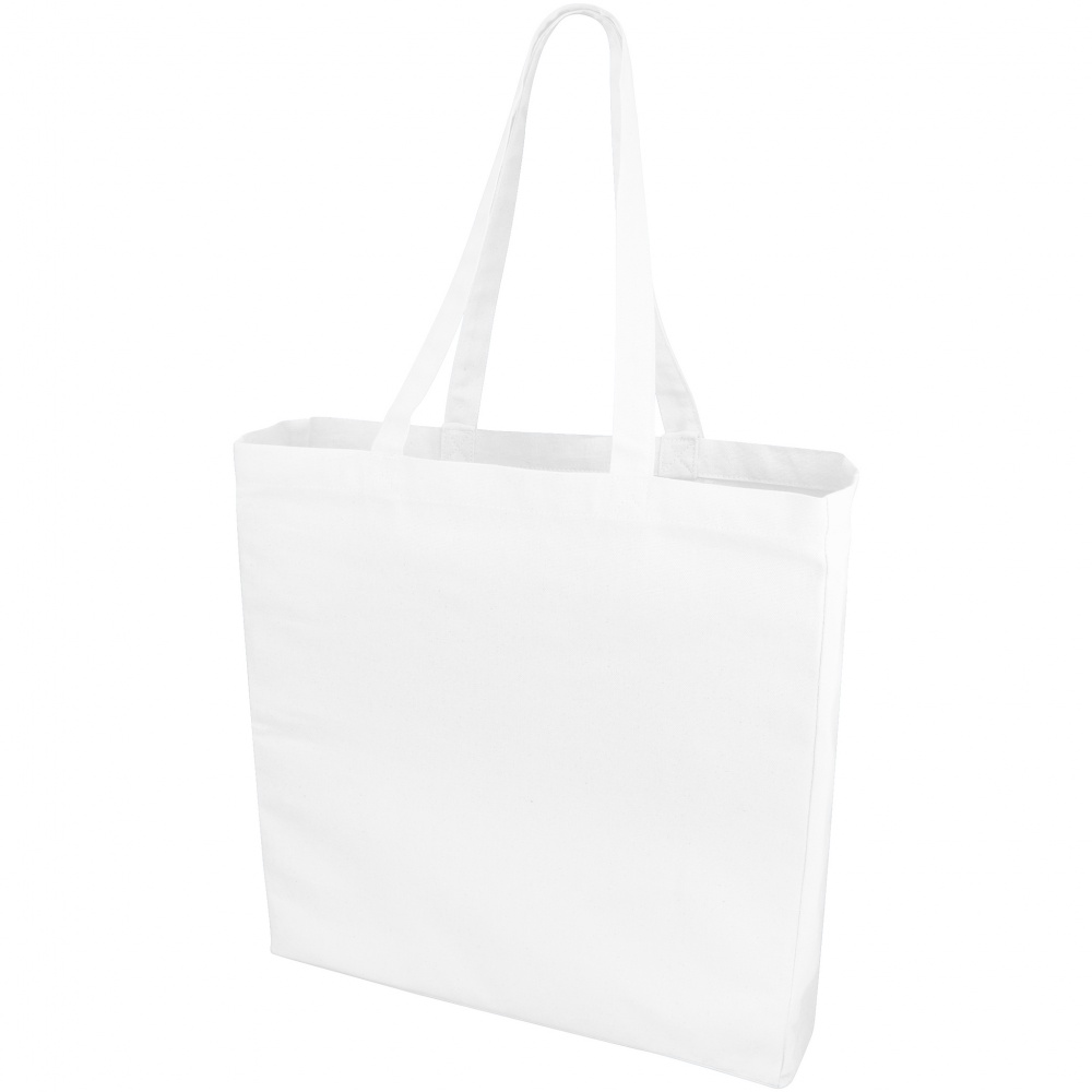 Logo trade promotional product photo of: Odessa cotton tote, white