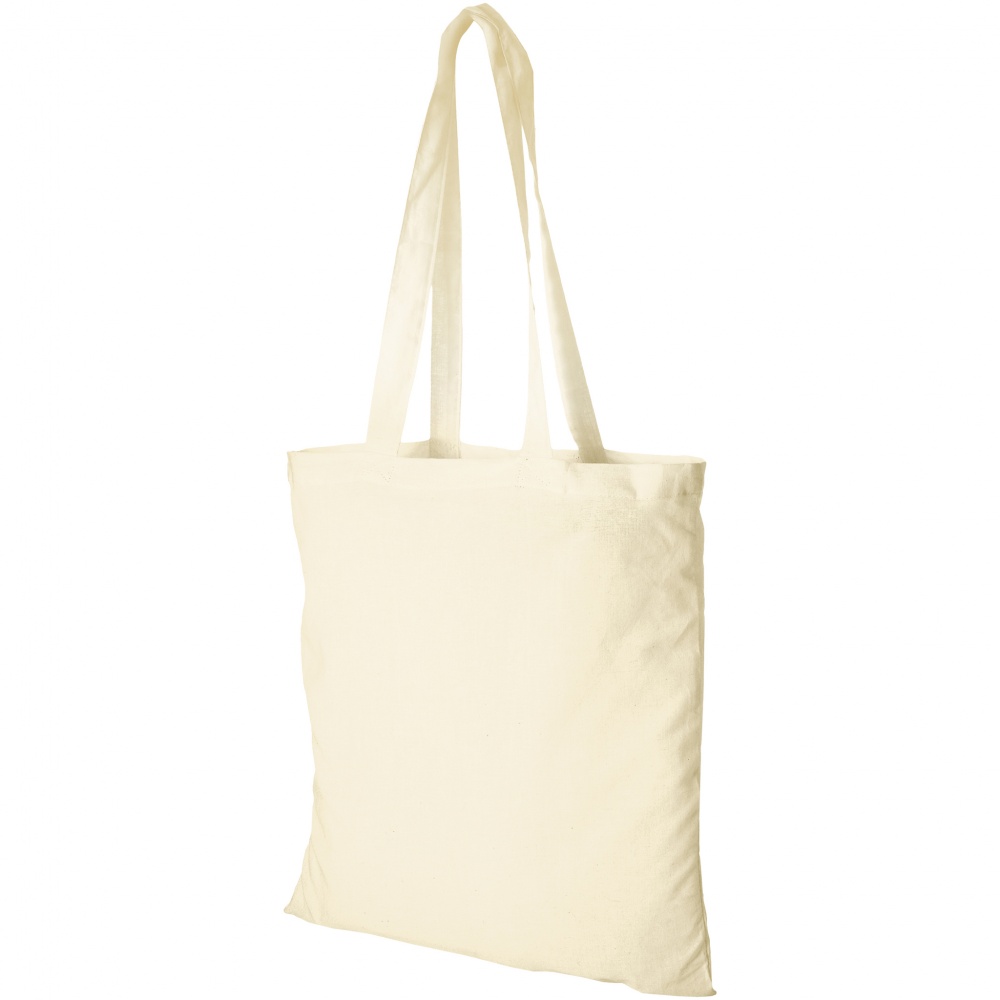 Logotrade promotional product picture of: Madras Cotton Tote, beige