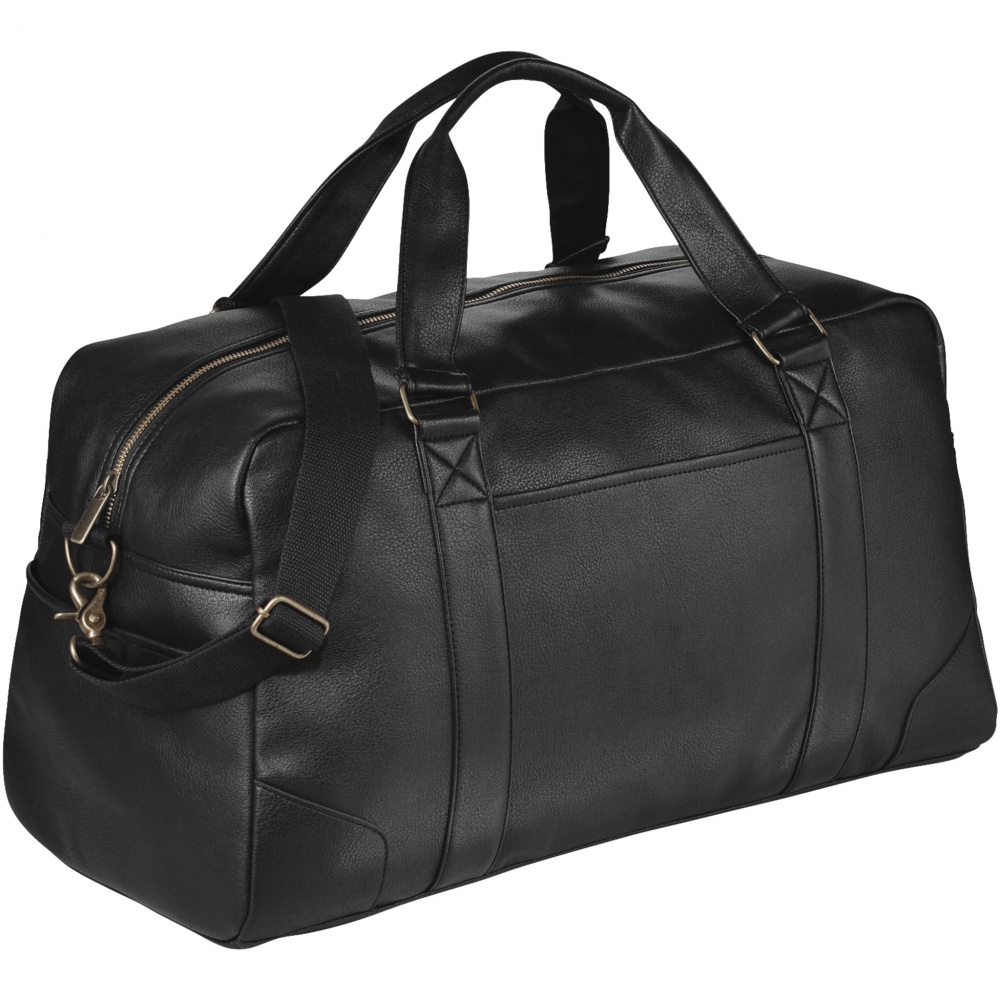 Logo trade promotional item photo of: Oxford weekend travel duffel bag, black
