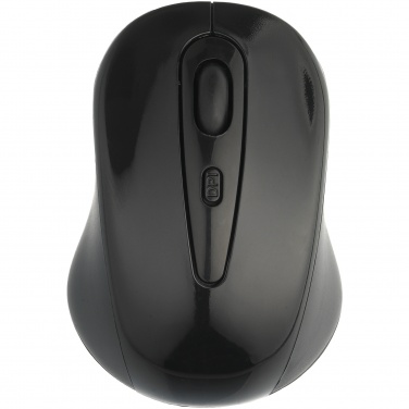 Logo trade promotional giveaways picture of: Stanford wireless mouse, black