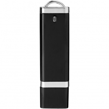 Logotrade promotional item image of: Flat USB, 4GB, black