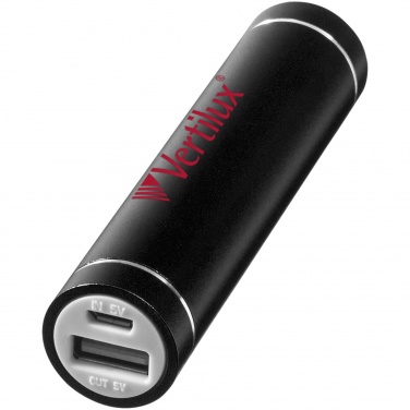 Logotrade promotional gift picture of: Bolt alu power bank 2200mAh, black